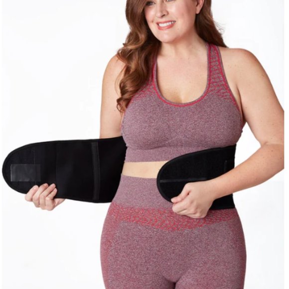 ez sweat Tecnomed Waist Trainer Faja Workout Fitness Belt Shaper - Picture 5 of 7